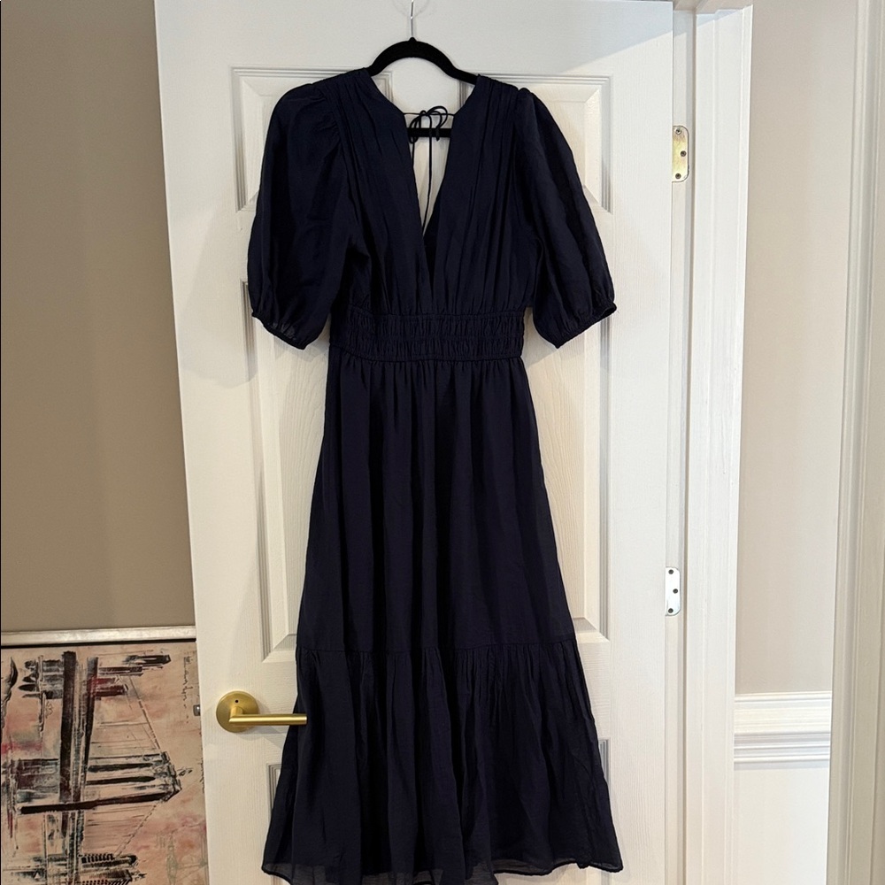 Navy Blue Maxi Dress Abercrombie - Picture 4 of 4